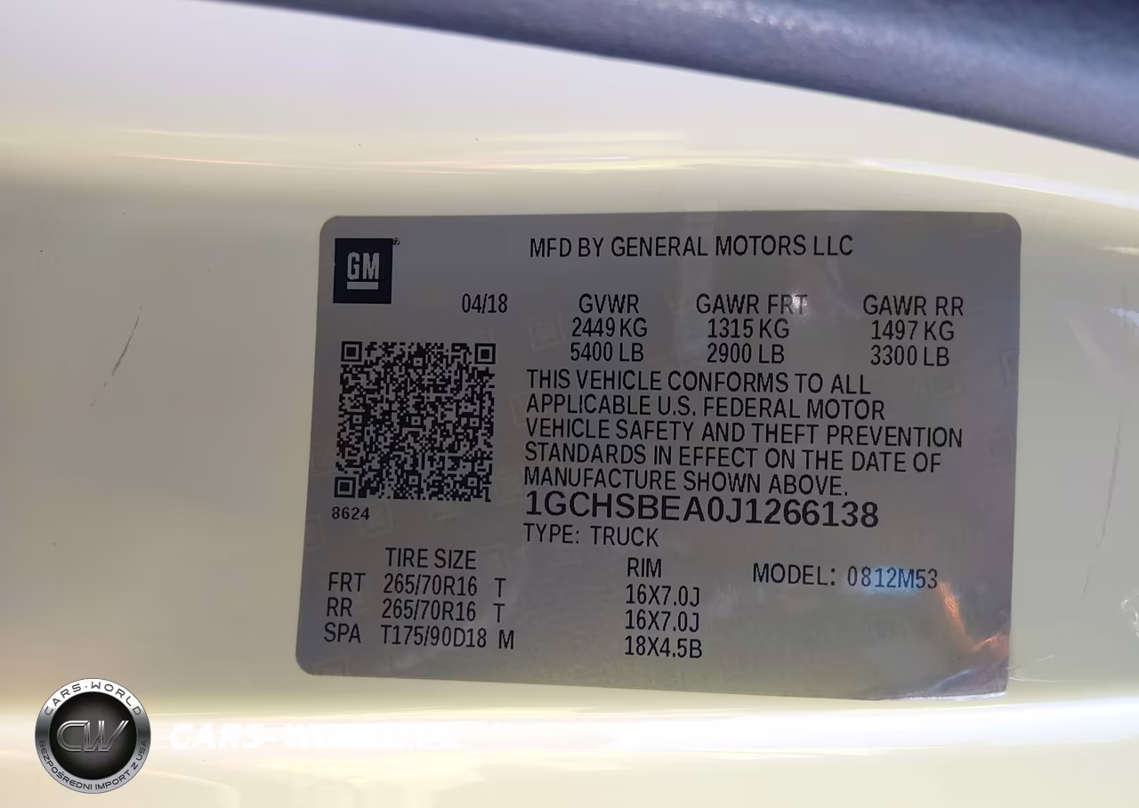 2018 Chevrolet Colorado Wt VIN:1GCHSBEA0J1266138 - 9