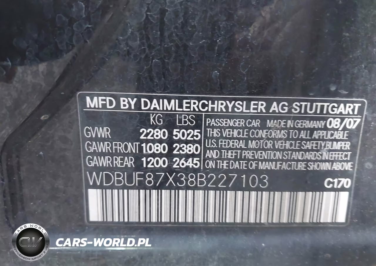 2008 Mercedes-Benz E 350 4Matic VIN:WDBUF87X38B227103 - 9