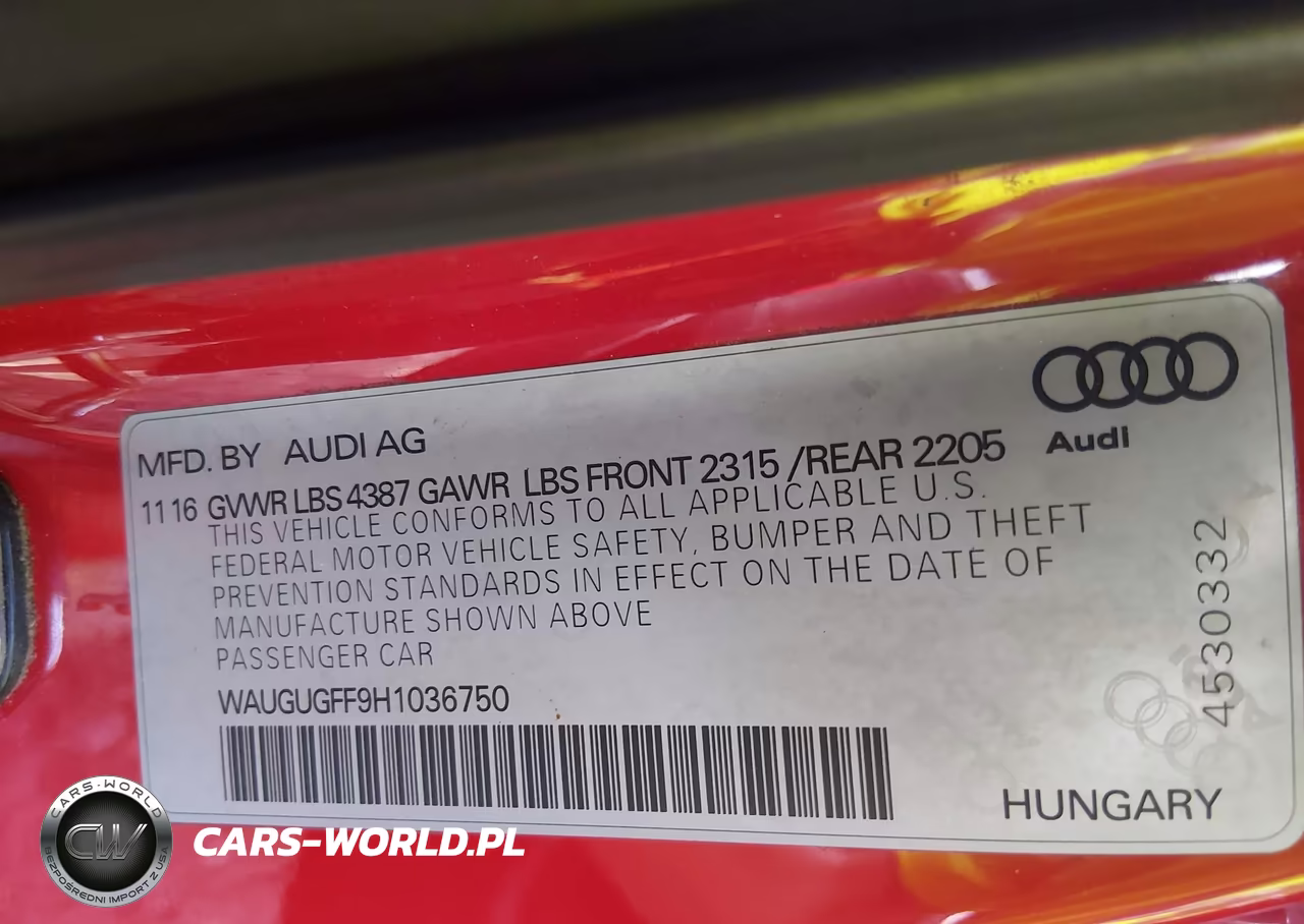 2017 Audi A3 Premium Plus VIN:WAUGUGFF9H1036750 - 9