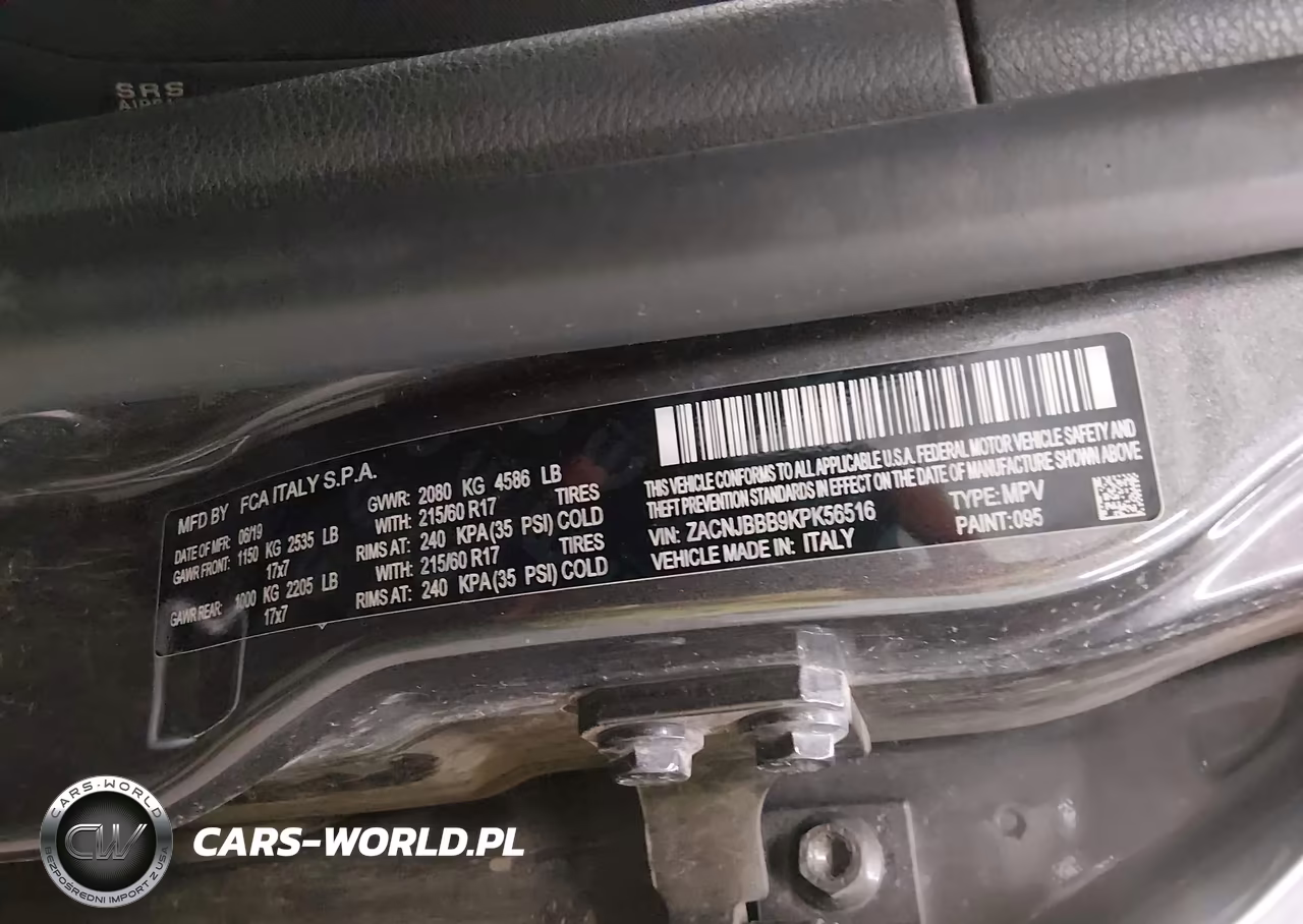 2019 Jeep Renegade Altitude 4X4 VIN:ZACNJBBB9KPK56516 - 9