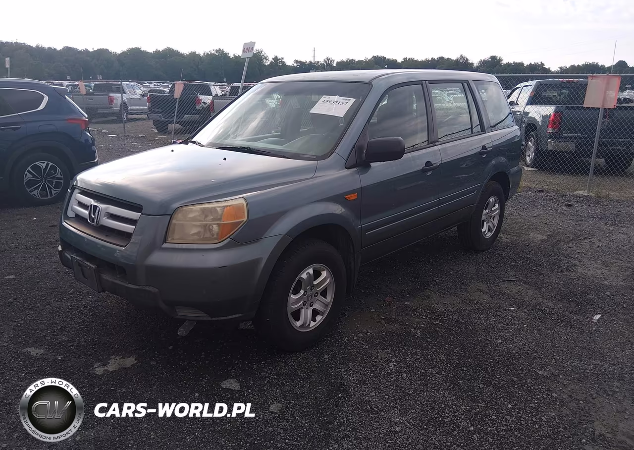 2007 Honda Pilot Lx VIN:5FNYF28127B022040 - 2