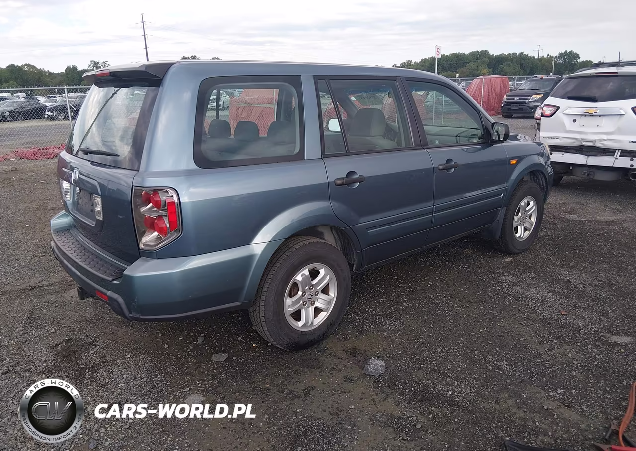 2007 Honda Pilot Lx VIN:5FNYF28127B022040 - 4