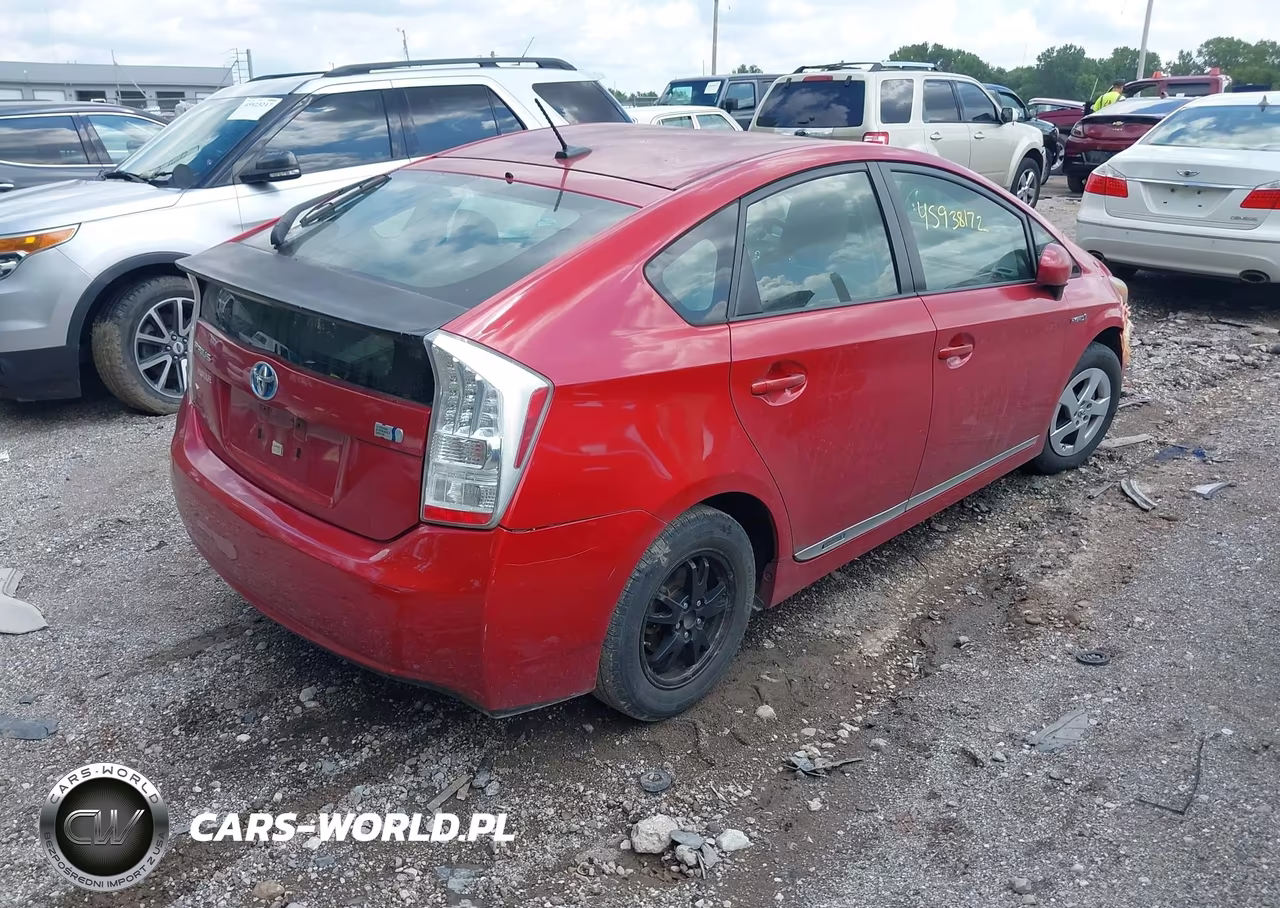 2011 Toyota Prius Two VIN:JTDKN3DU0B0309544 - 4