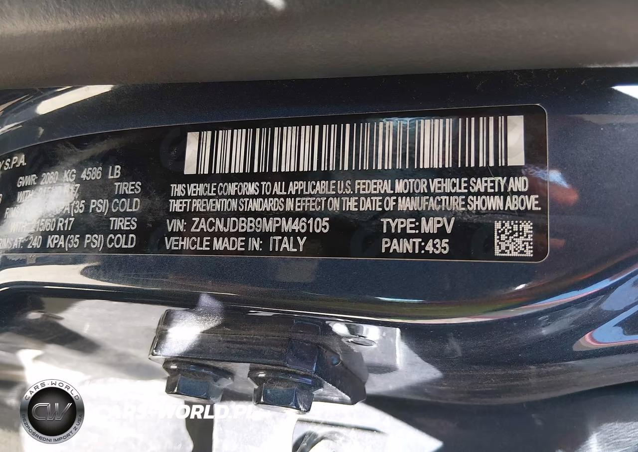 2021 Jeep Renegade Latitude 4X4 VIN:ZACNJDBB9MPM46105 - 9