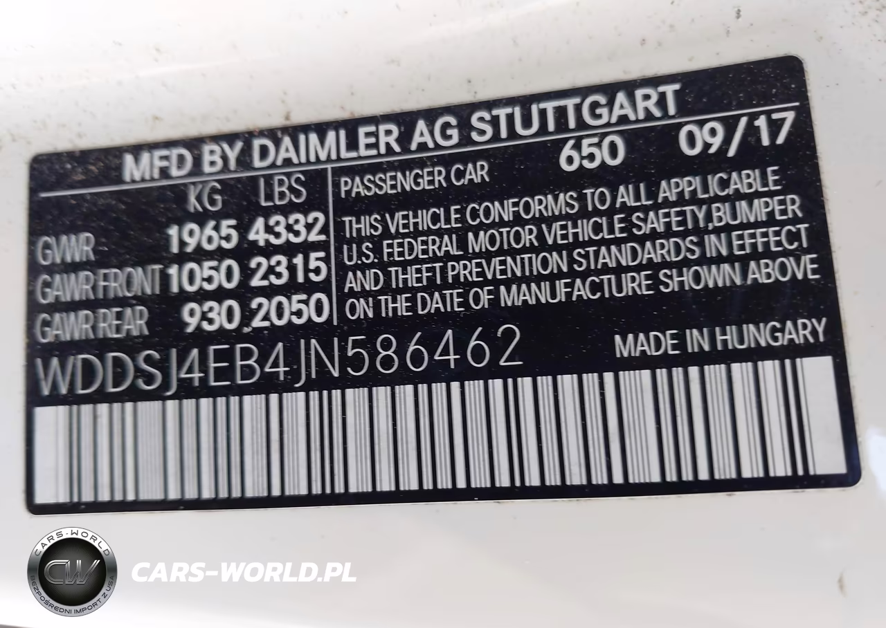 2018 Mercedes-Benz Cla 250 VIN:WDDSJ4EB4JN586462 - 9