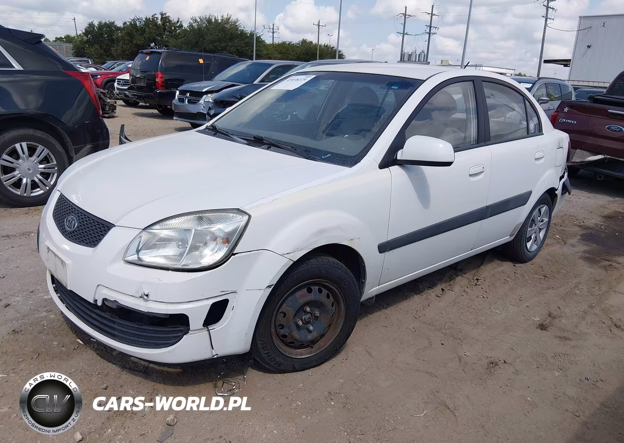 2008 Kia Rio Lx VIN:KNADE123586319738 - 2