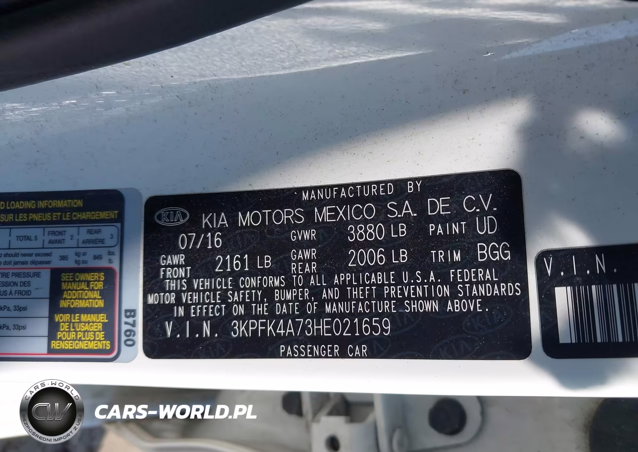 2017 Kia Forte Lx VIN:3KPFK4A73HE021659 - 9