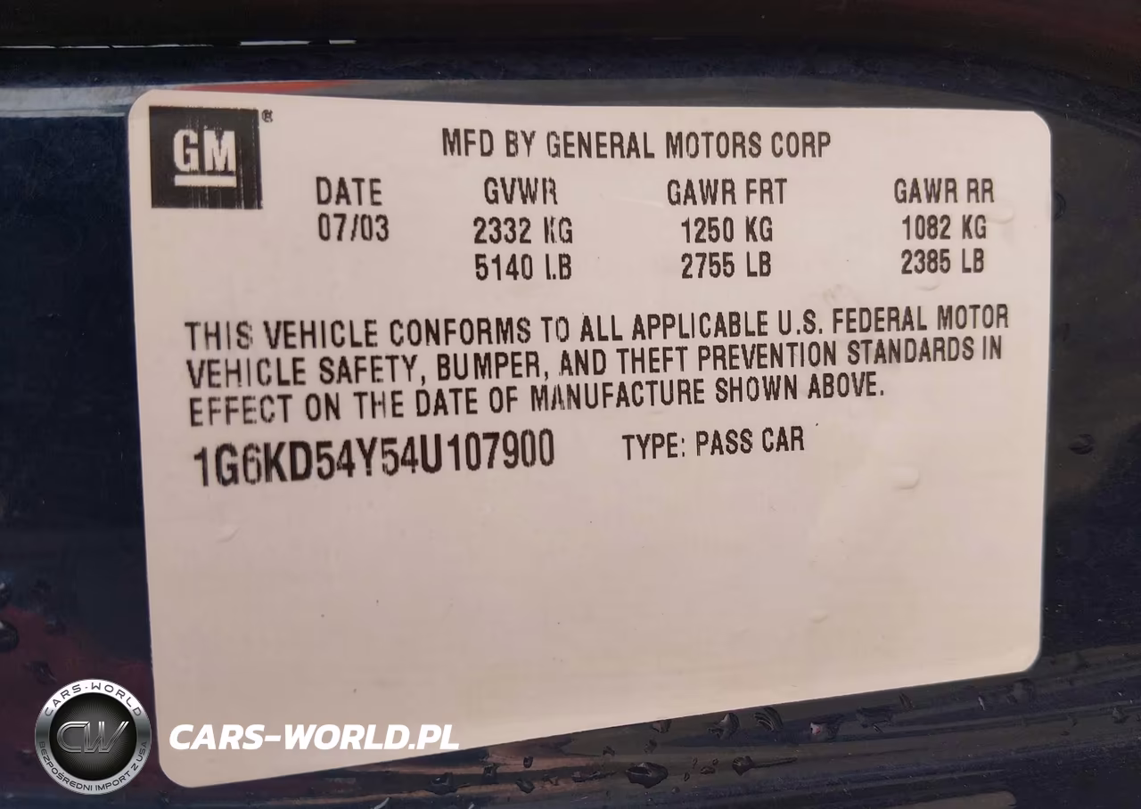 2004 Cadillac Deville Standard VIN:1G6KD54Y54U107900 - 9