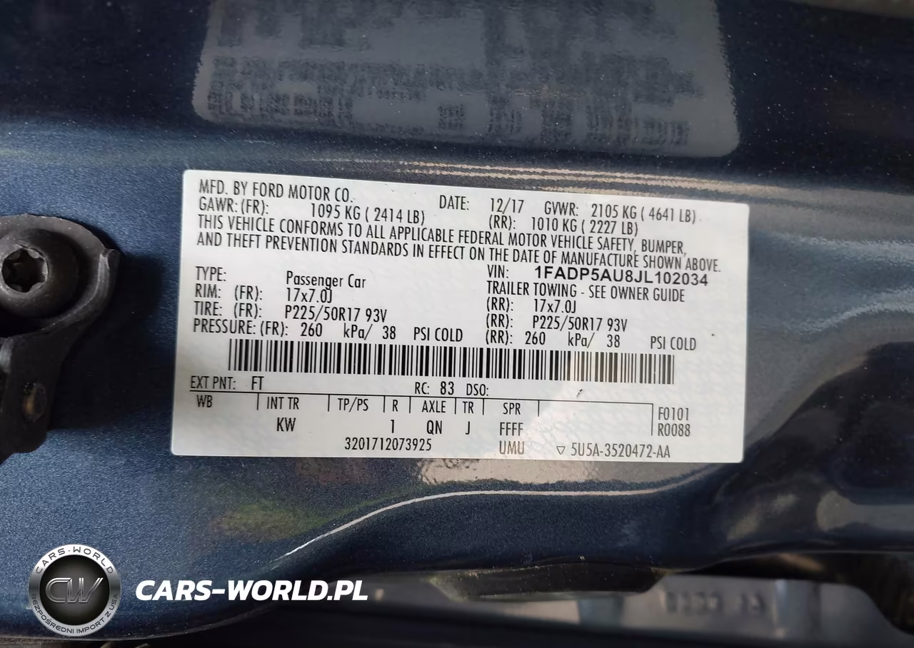 2018 Ford C-Max Hybrid Se VIN:1FADP5AU8JL102034 - 9