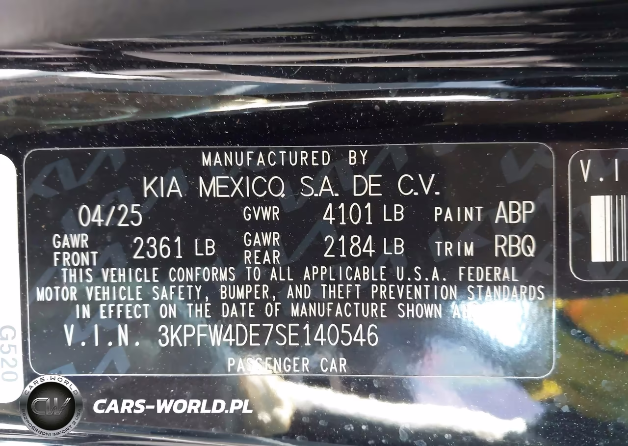 2025 Kia K4 Gt-Line VIN:3KPFW4DE7SE140546 - 9