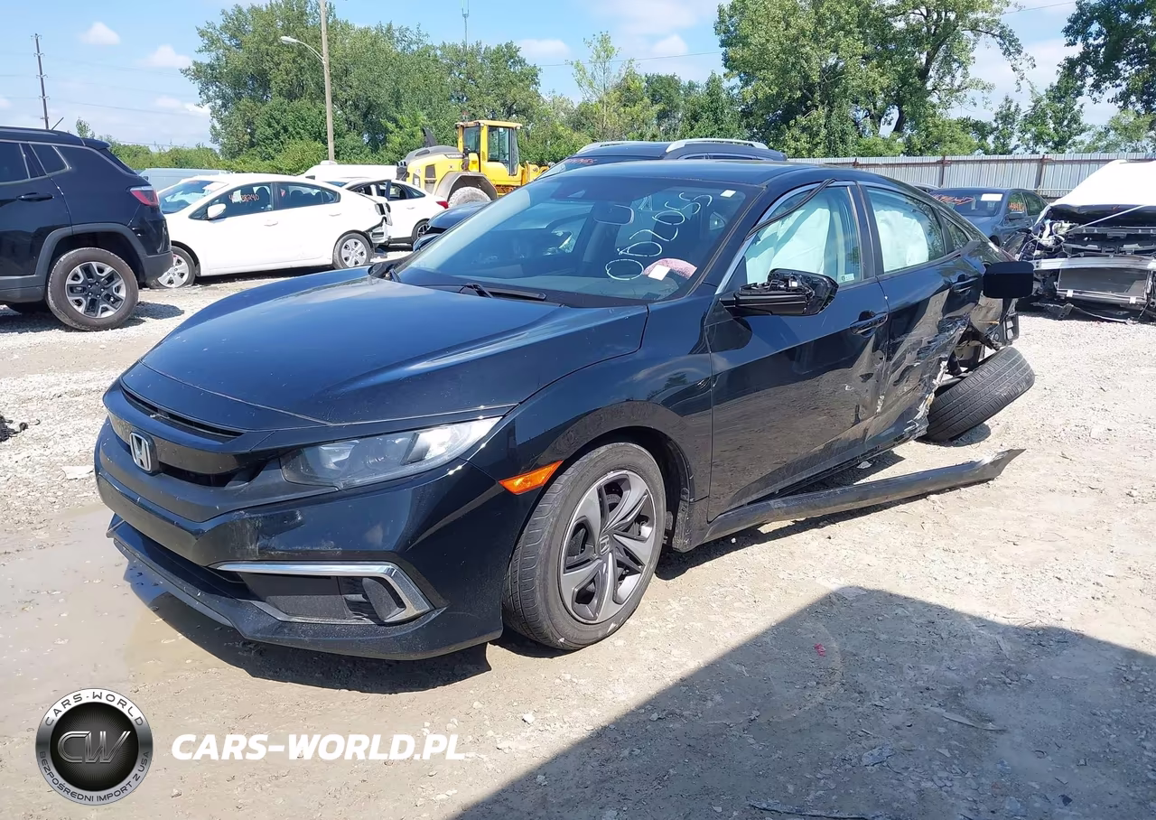 2021 Honda Civic Lx VIN:19XFC2F63ME002055 - 2