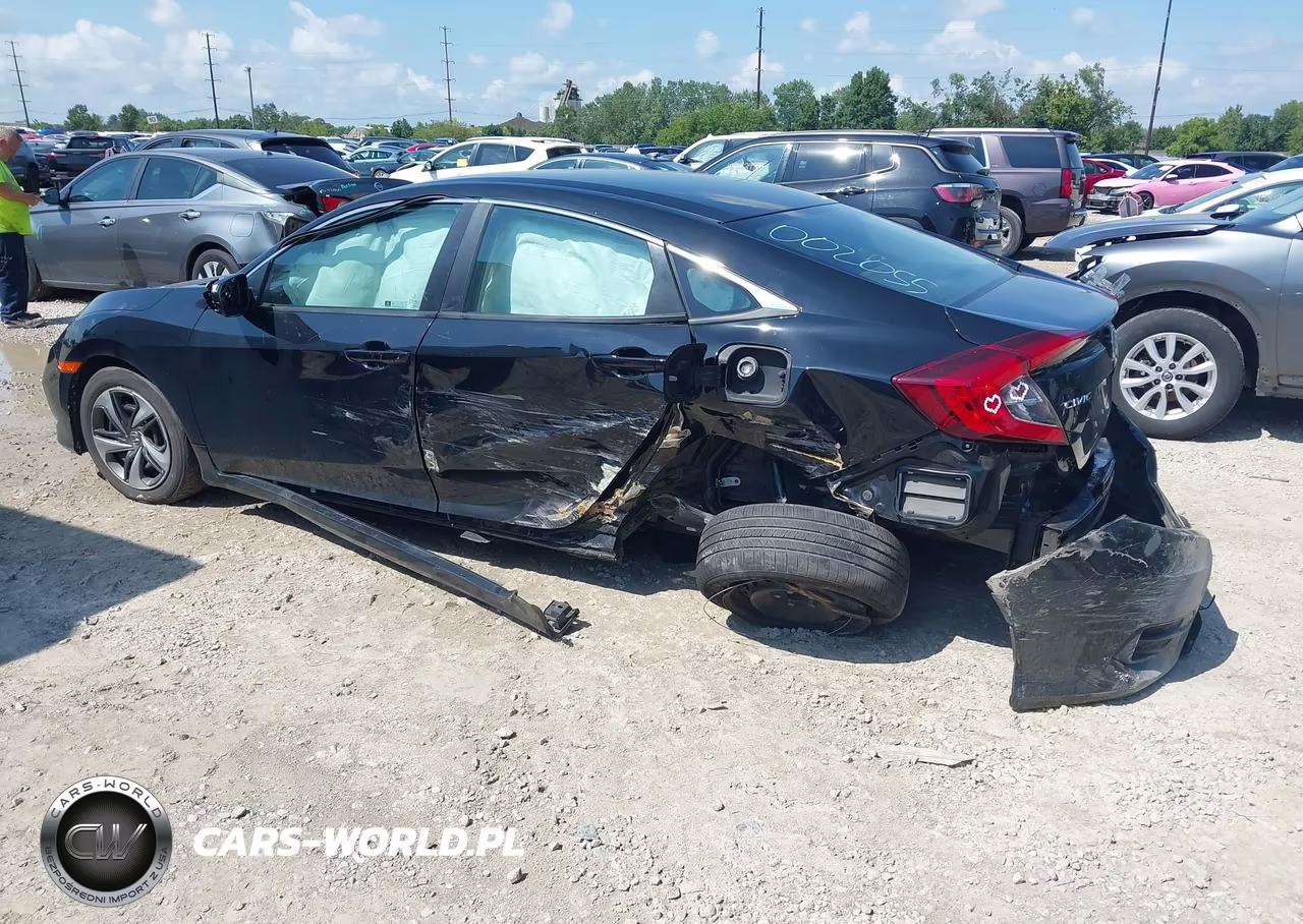 2021 Honda Civic Lx VIN:19XFC2F63ME002055 - 3