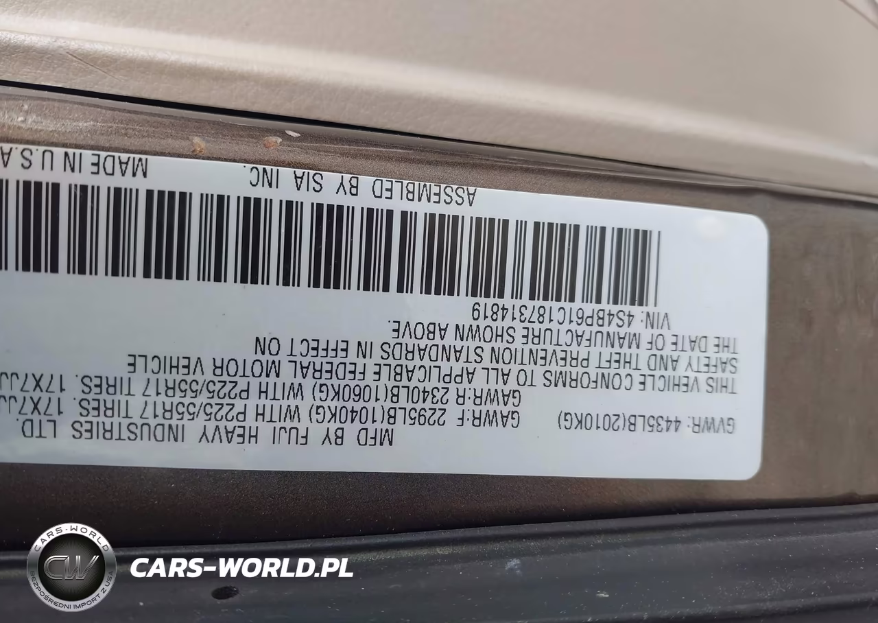 2008 Subaru Outback 2.5I-2.5I L.l. Bean Edition VIN:4S4BP61C187314819 - 9