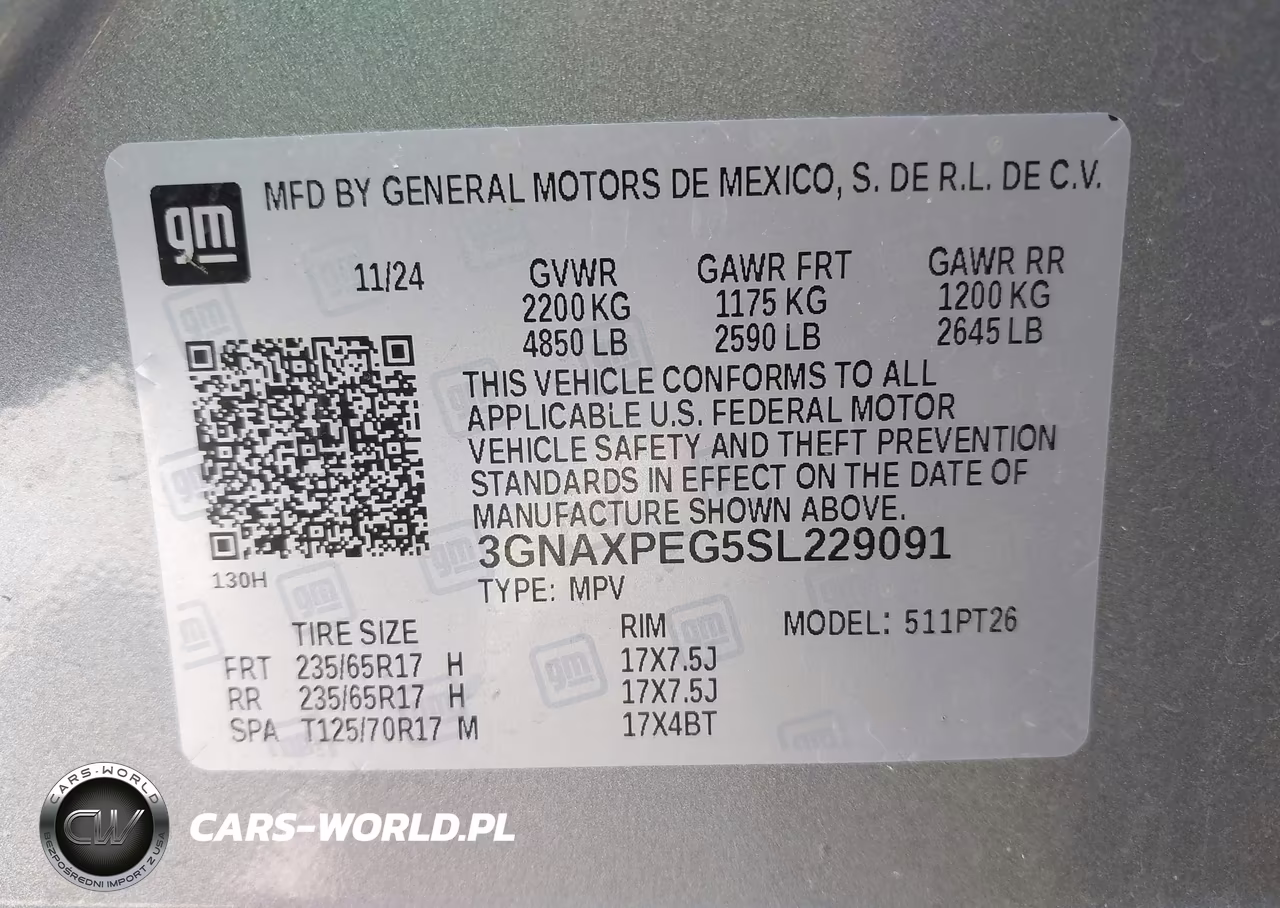 2025 Chevrolet Equinox Awd Lt VIN:3GNAXPEG5SL229091 - 9
