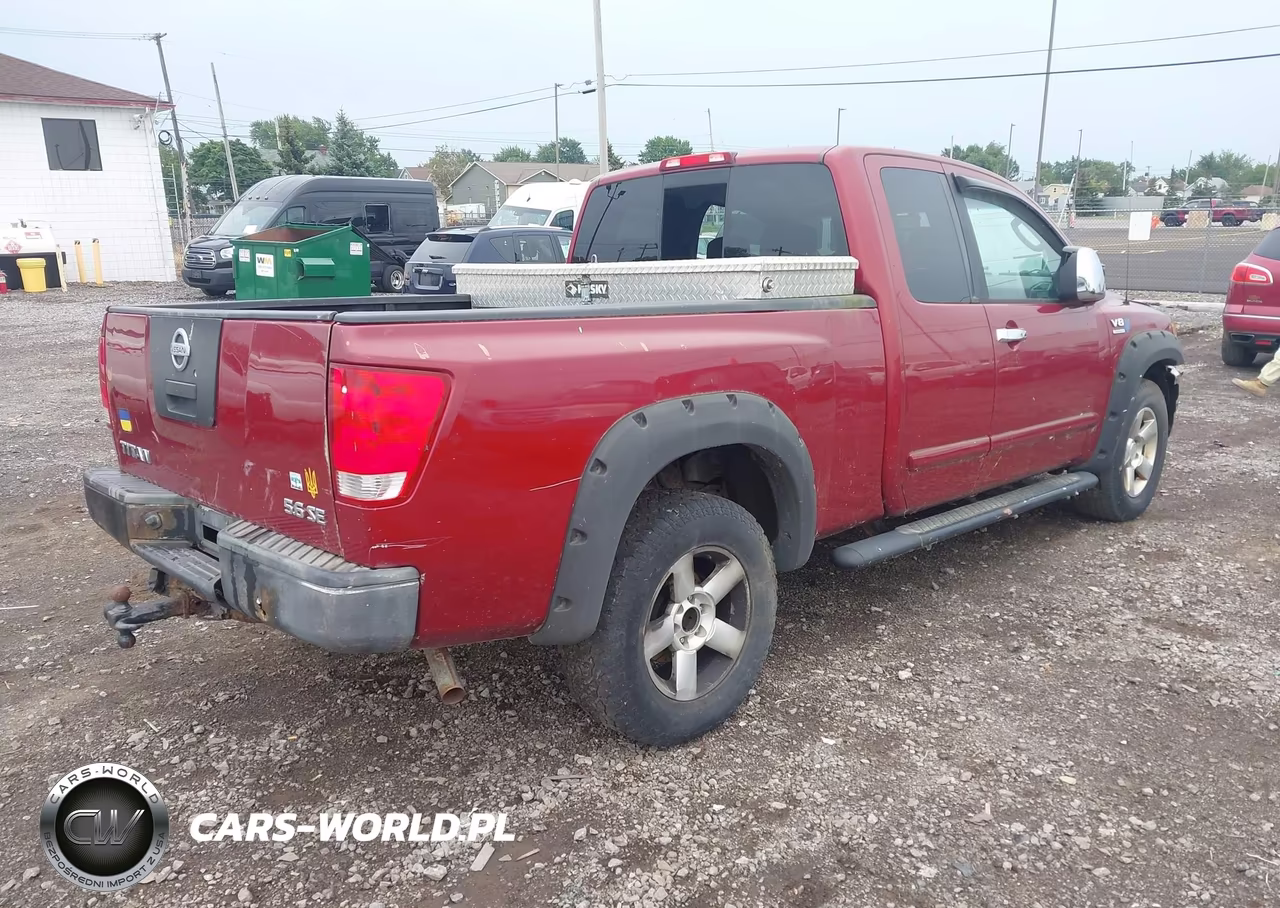 2004 Nissan Titan Se VIN:1N6AA06B24N588807 - 4