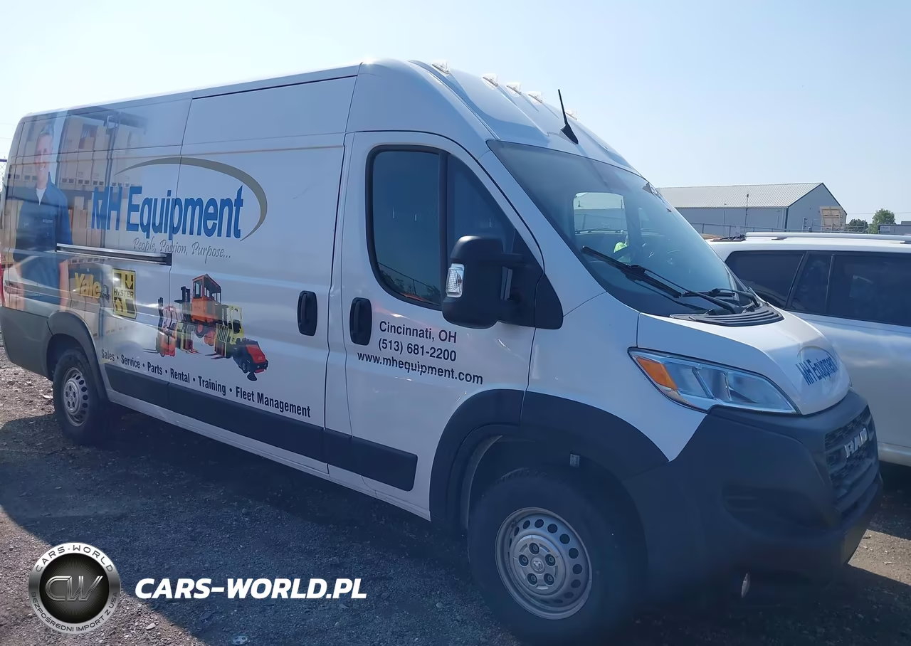 2024 Ram Promaster 3500 Cargo Van Tradesman High Roof 159 Wb Ext W-Pass Seat