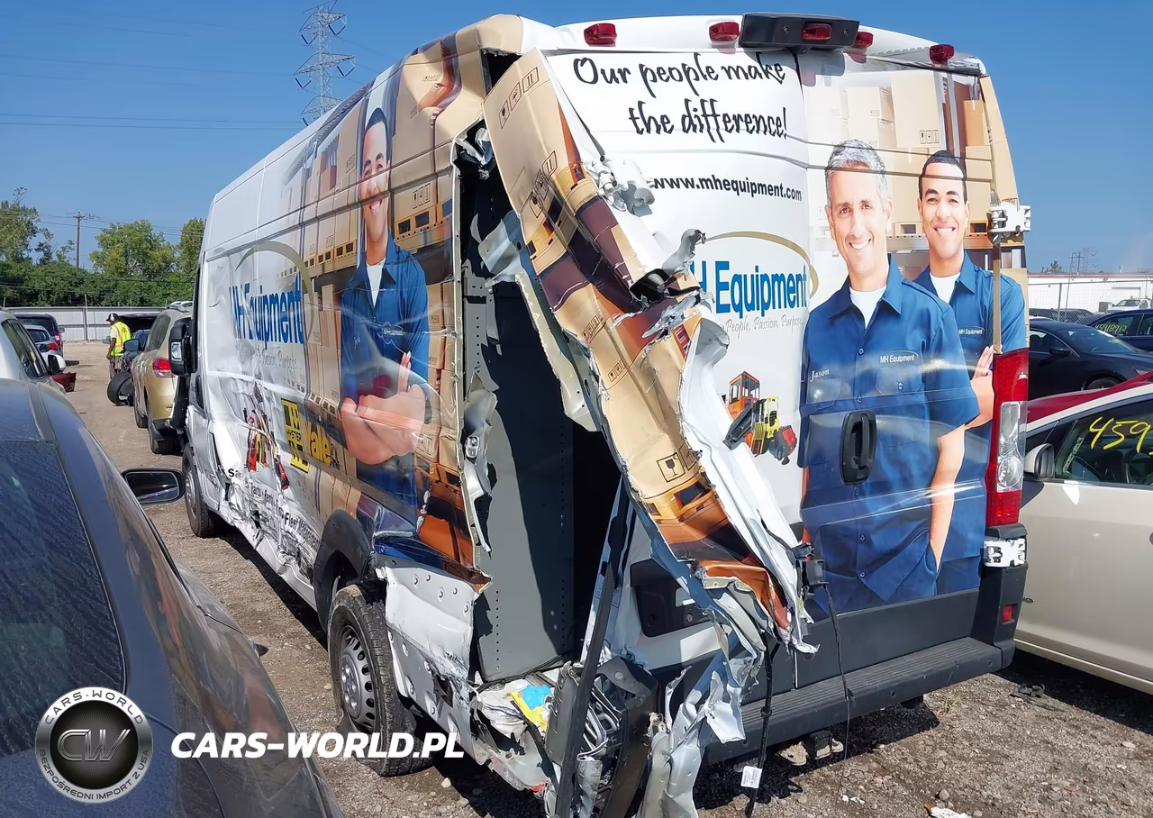 2024 Ram Promaster 3500 Cargo Van Tradesman High Roof 159 Wb Ext W-Pass Seat VIN:3C6MRVJG0RE108243 - 3