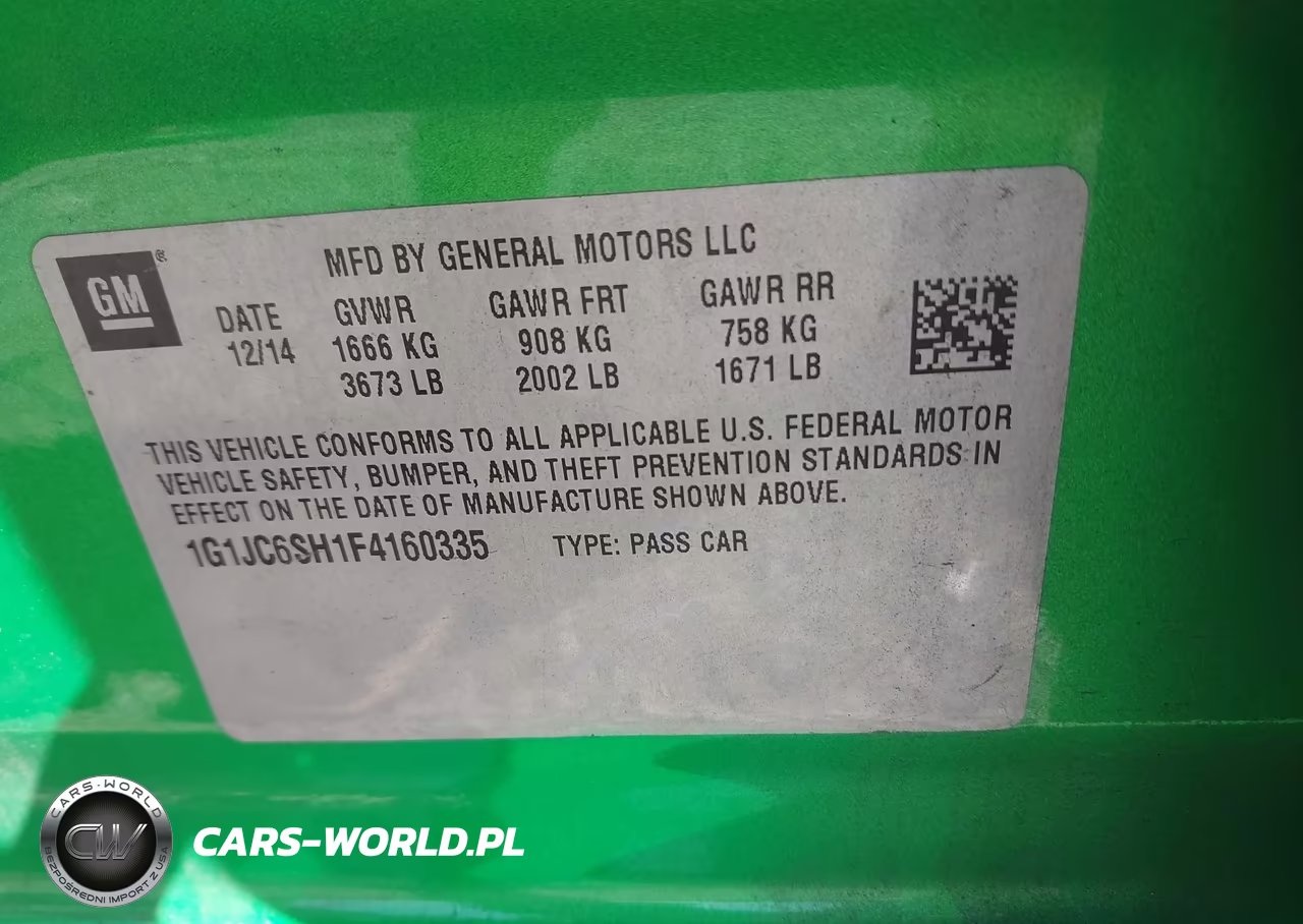 2015 Chevrolet Sonic Lt Auto VIN:1G1JC6SH1F4160335 - 9