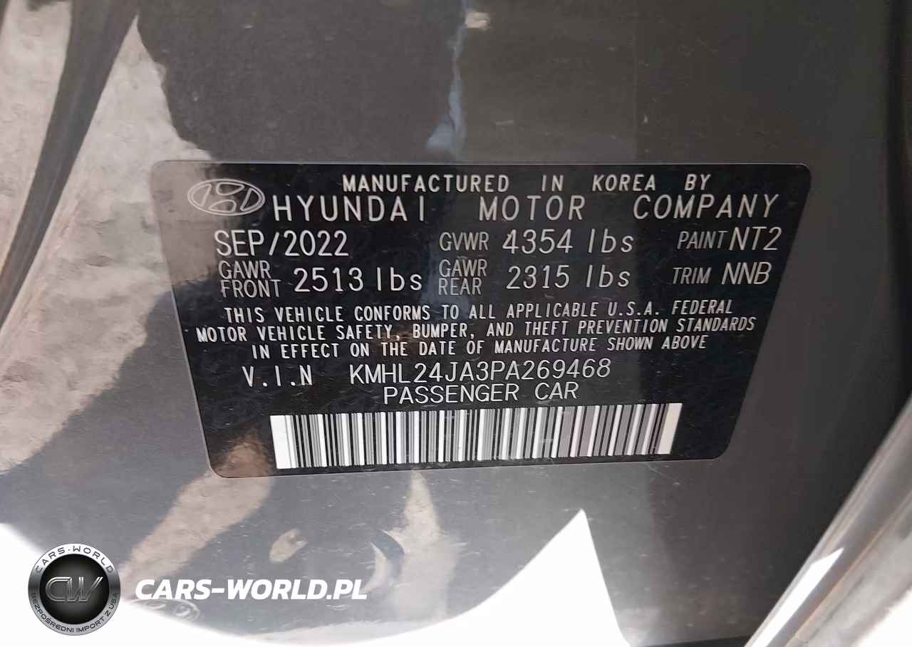 2023 Hyundai Sonata Se VIN:KMHL24JA3PA269468 - 9