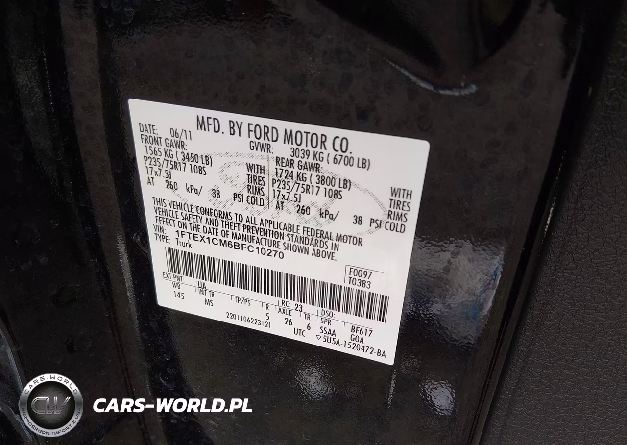 2011 Ford F-150 Xlt VIN:1FTEX1CM6BFC10270 - 9