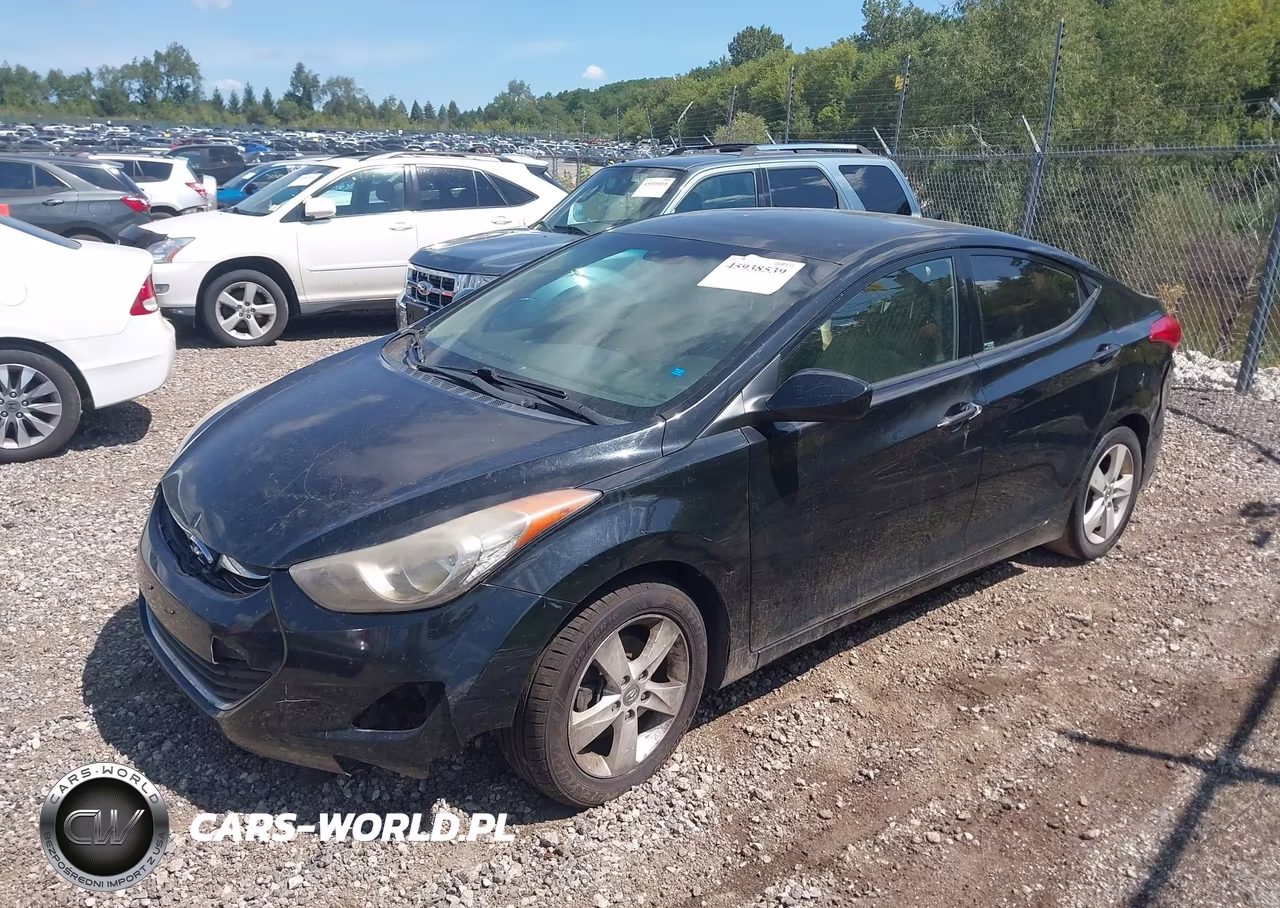 2013 Hyundai Elantra Gls VIN:KMHDH4AE2DU862416 - 2