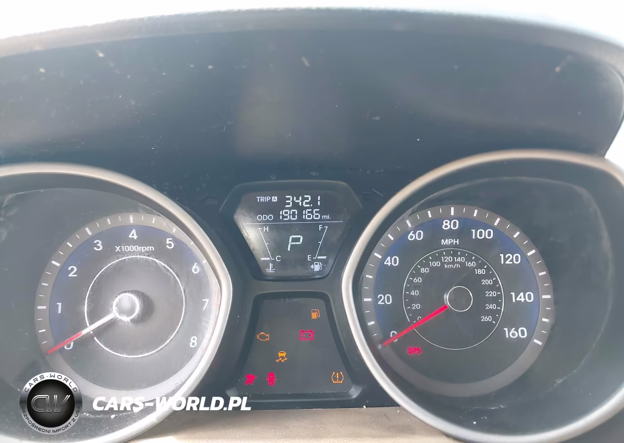 2013 Hyundai Elantra Gls VIN:KMHDH4AE2DU862416 - 7