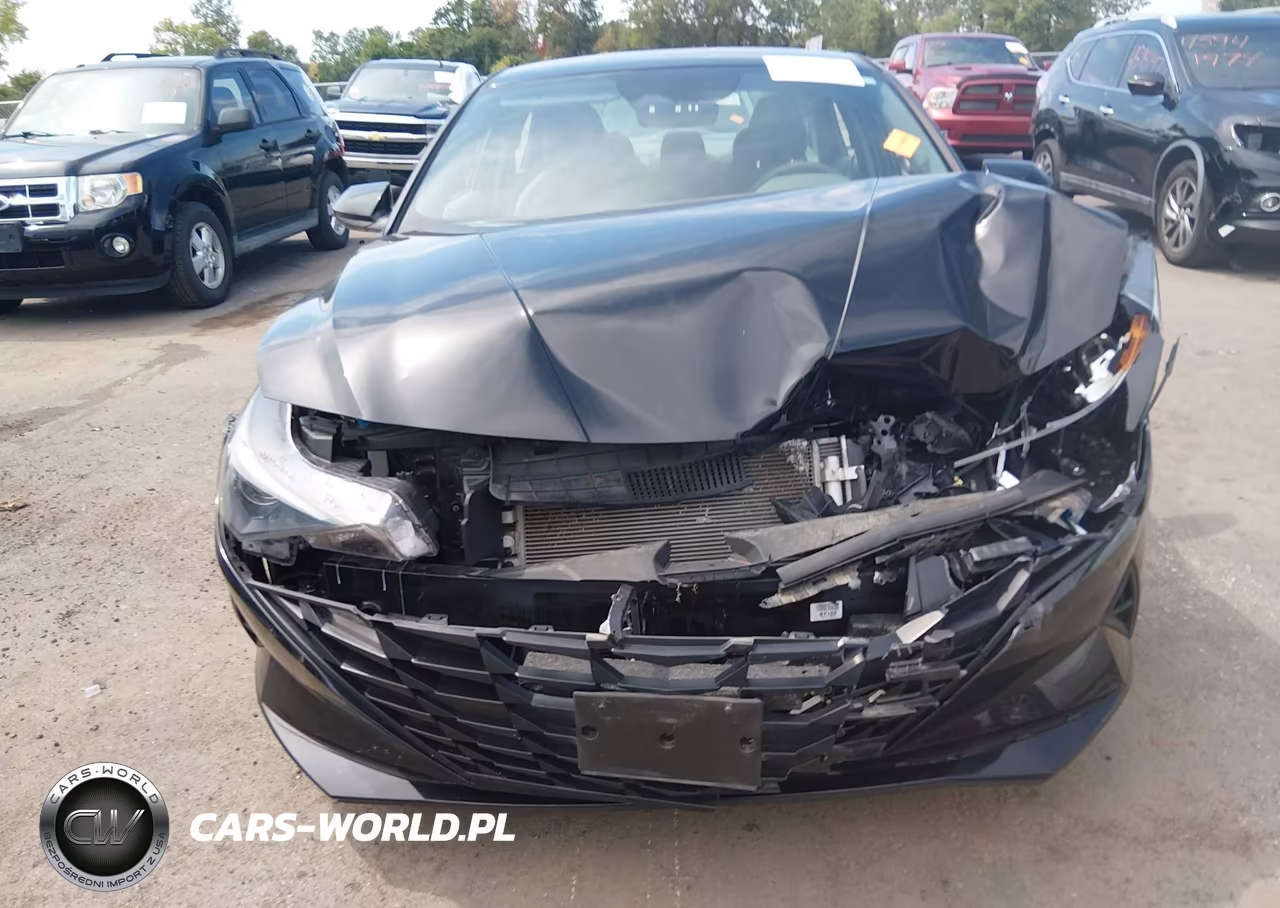2023 Hyundai Elantra Hybrid Blue VIN:KMHLM4AJXPU082527 - 12