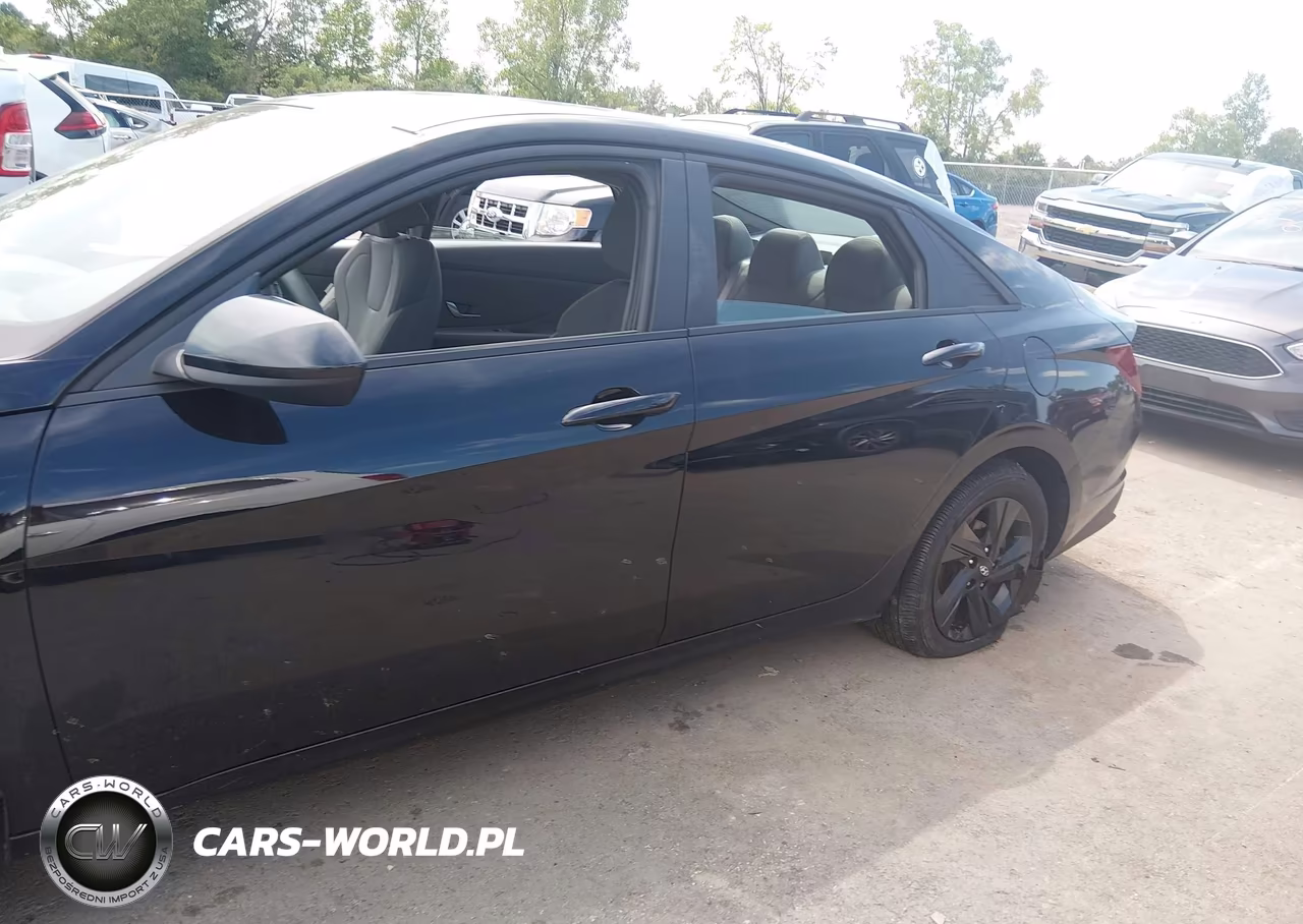 2023 Hyundai Elantra Hybrid Blue VIN:KMHLM4AJXPU082527 - 14