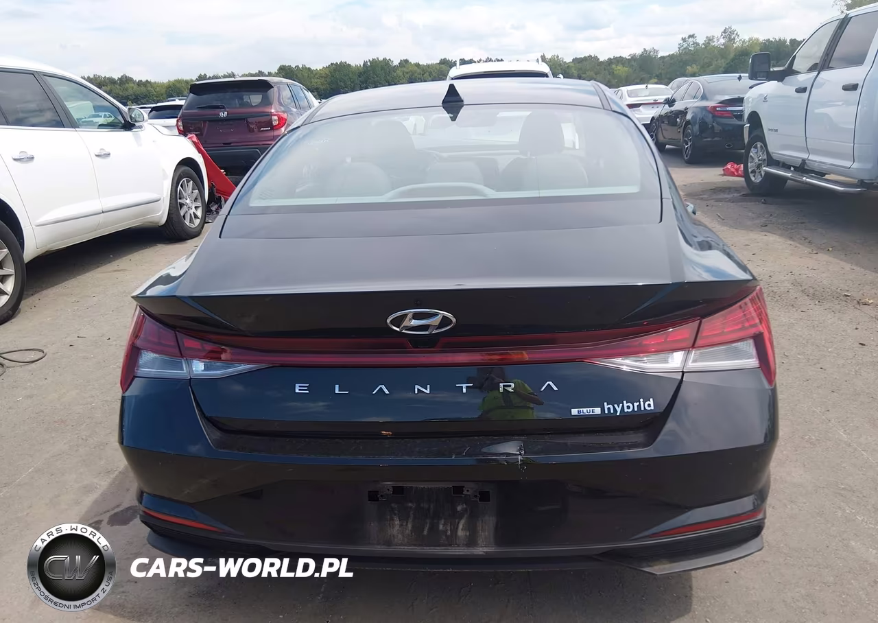 2023 Hyundai Elantra Hybrid Blue VIN:KMHLM4AJXPU082527 - 16