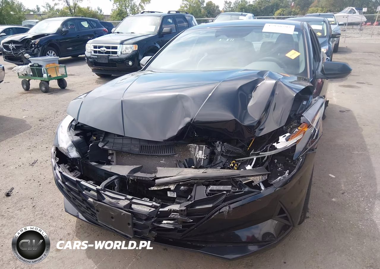 2023 Hyundai Elantra Hybrid Blue VIN:KMHLM4AJXPU082527 - 6