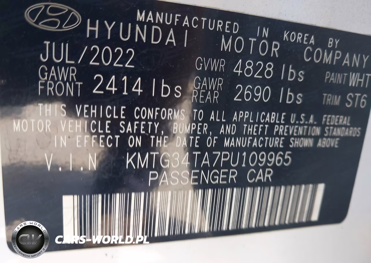 2023 Genesis G70 2.0T Awd VIN:KMTG34TA7PU109965 - 9