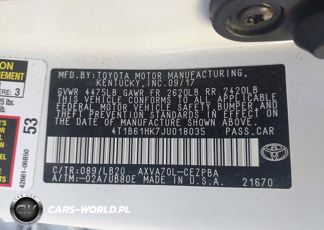 2018 Toyota Camry Xse VIN:4T1B61HK7JU018035 - 9