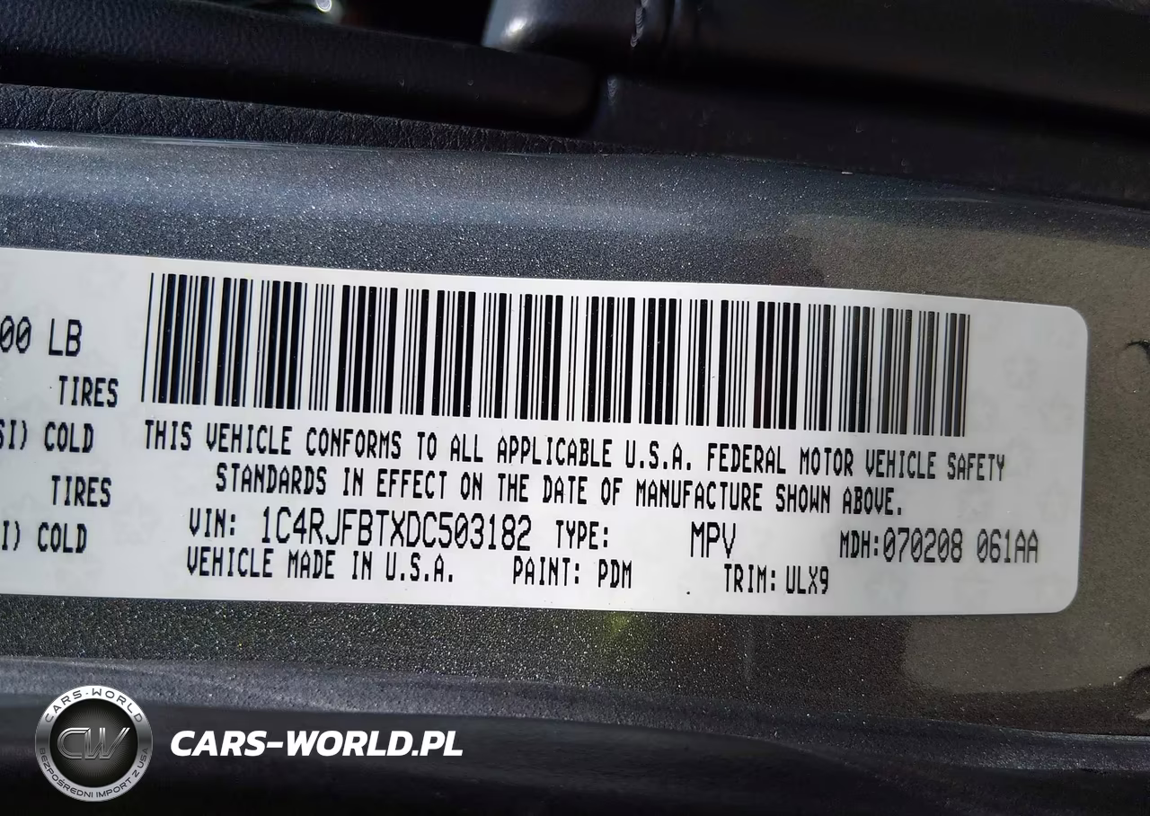2013 Jeep Grand Cherokee Limited VIN:1C4RJFBTXDC503182 - 9