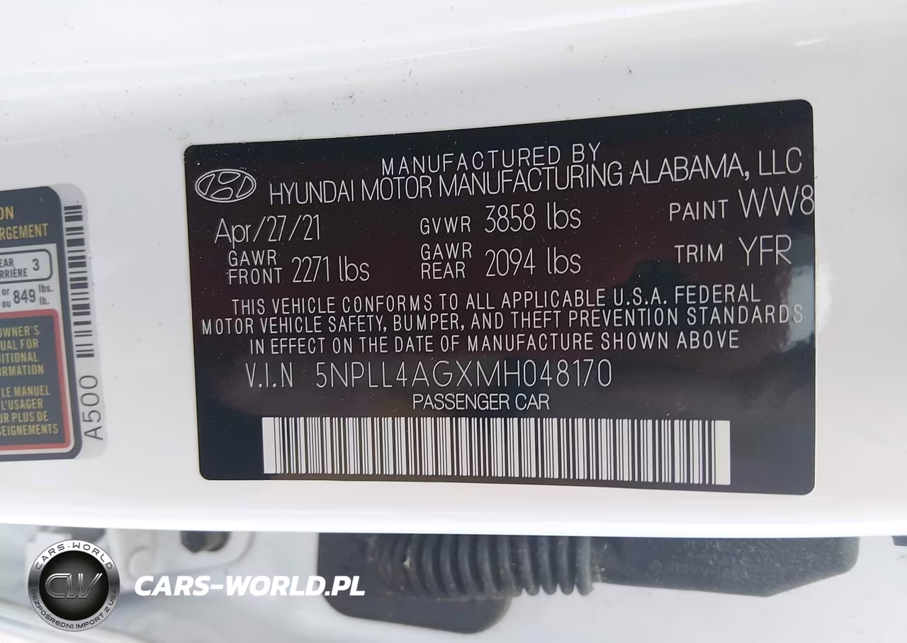 2021 Hyundai Elantra Se VIN:5NPLL4AGXMH048170 - 9