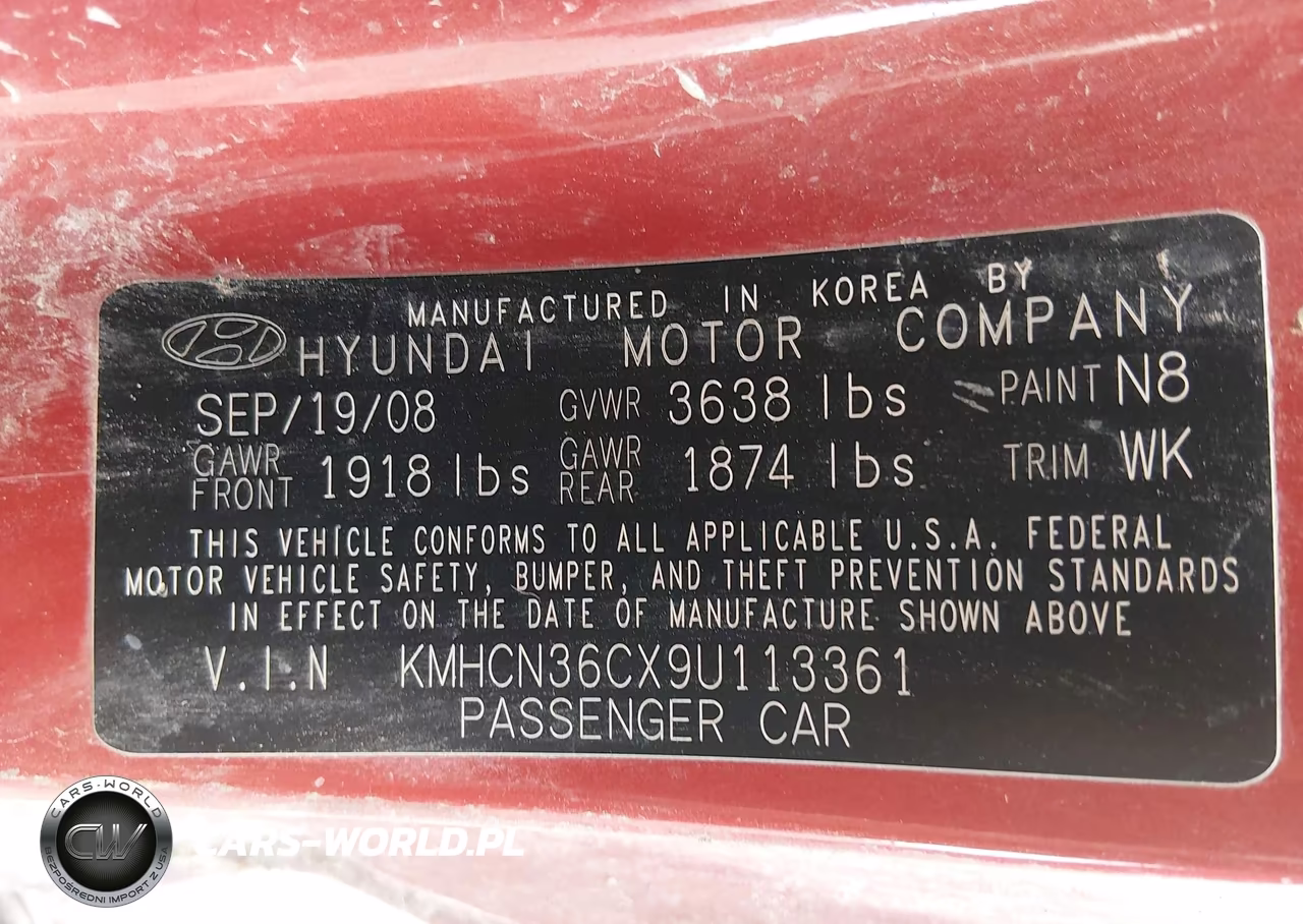 2009 Hyundai Accent Se VIN:KMHCN36CX9U113361 - 9