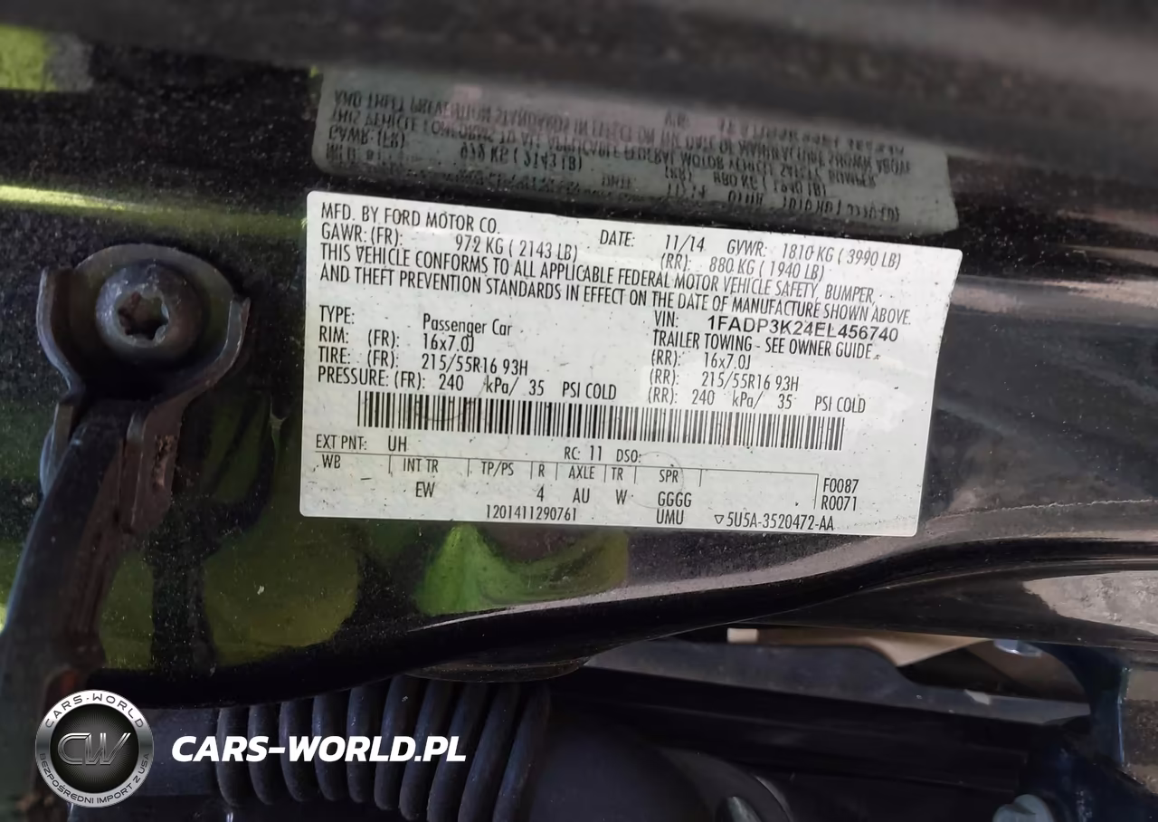 2014 Ford Focus Se VIN:1FADP3K24EL456740 - 9