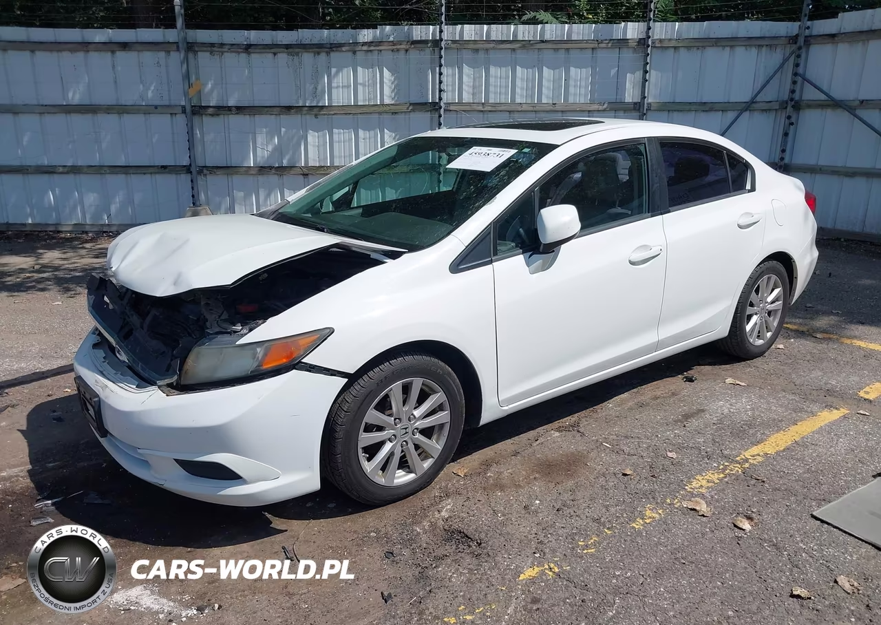 2012 Honda Civic Ex-L VIN:19XFB2F92CE047726 - 2