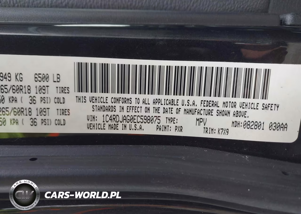 2014 Dodge Durango Sxt VIN:1C4RDJAG0EC598075 - 9
