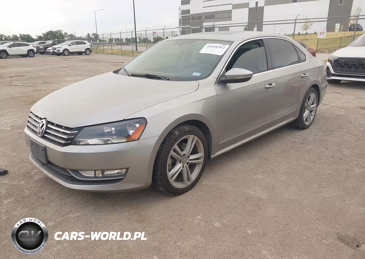 2012 Volkswagen Passat 2.0L Tdi Sel Premium VIN:1VWCN7A34CC008733 - 2
