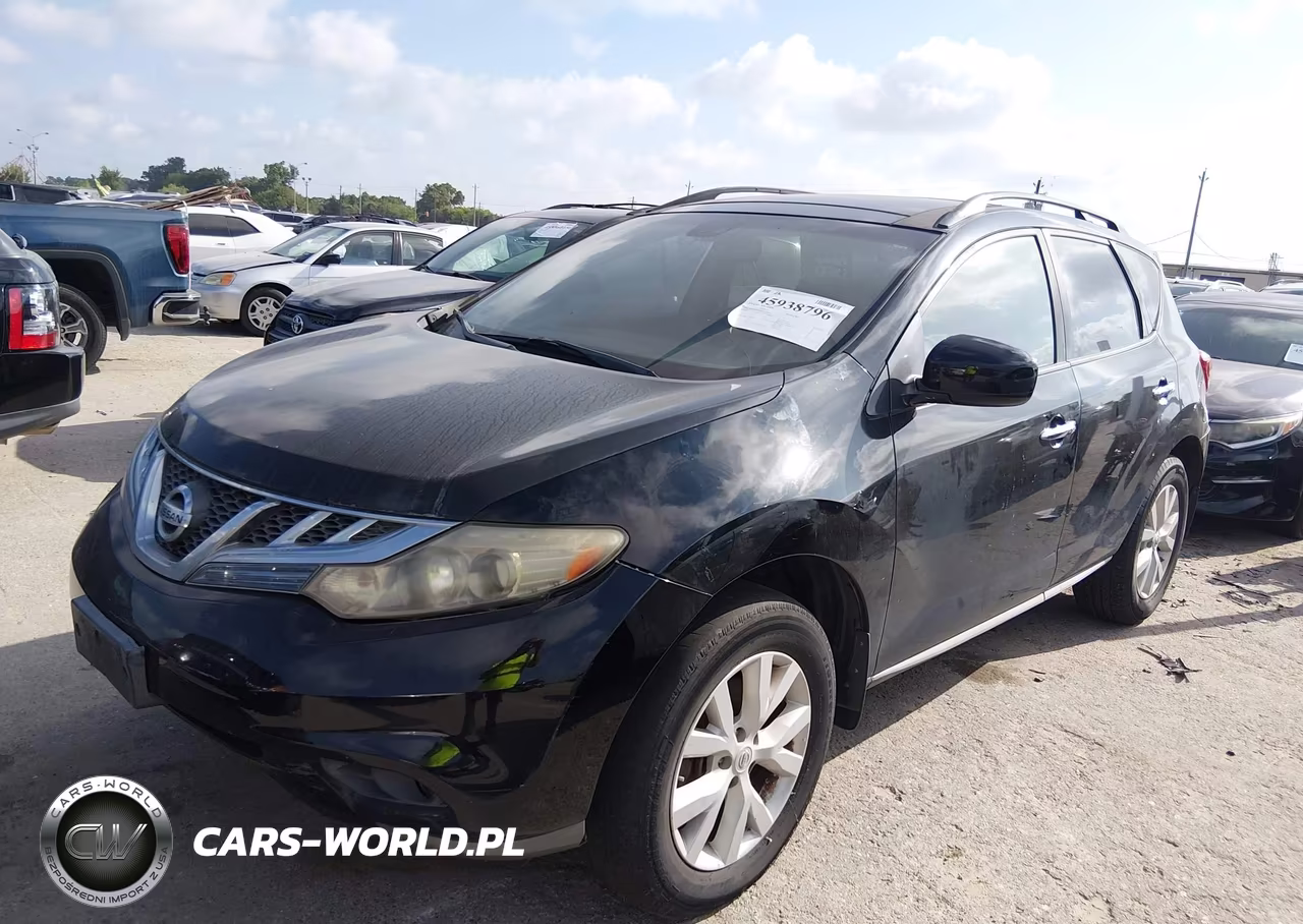 2012 Nissan Murano Sl VIN:JN8AZ1MU8CW112984 - 2
