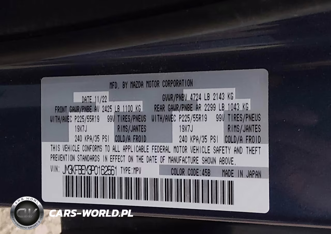 2023 Mazda Cx-5 2.5 S Premium Plus VIN:JM3KFBEM3P0162561 - 9