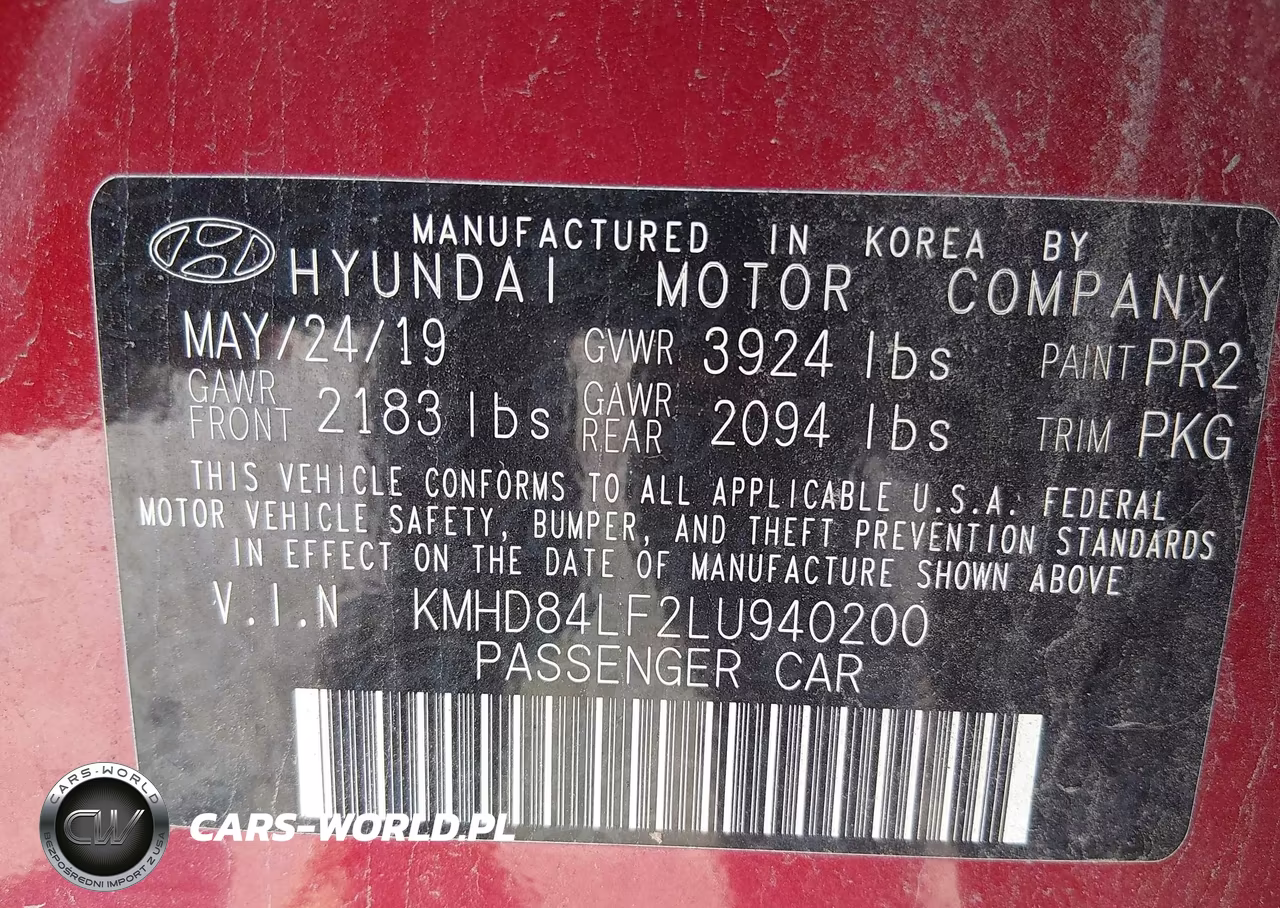 2020 Hyundai Elantra Value Edition VIN:KMHD84LF2LU940200 - 8