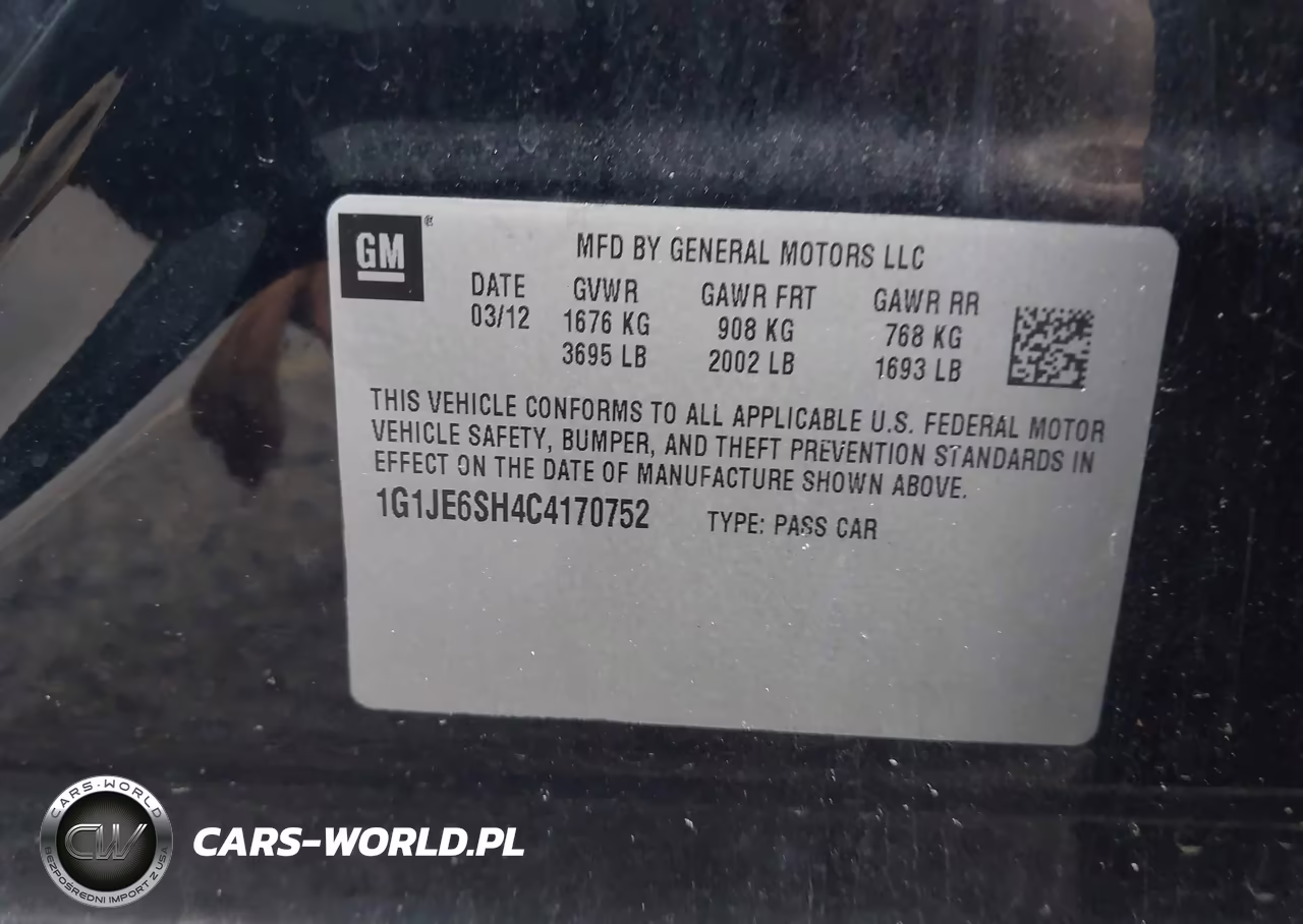 2012 Chevrolet Sonic 2Lz VIN:1G1JE6SH4C4170752 - 9