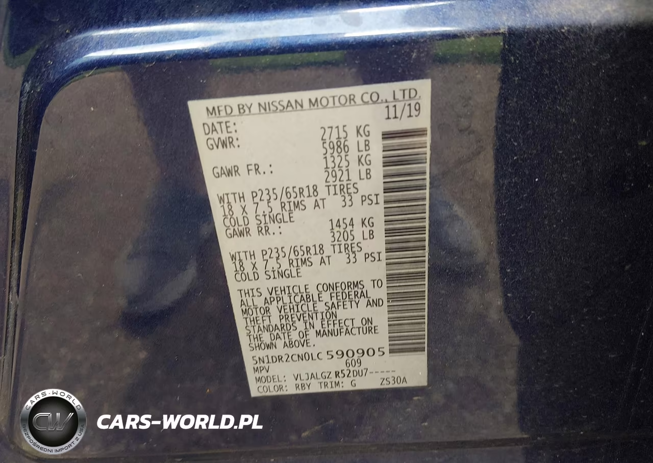 2020 Nissan Pathfinder Sl 2Wd VIN:5N1DR2CN0LC590905 - 9