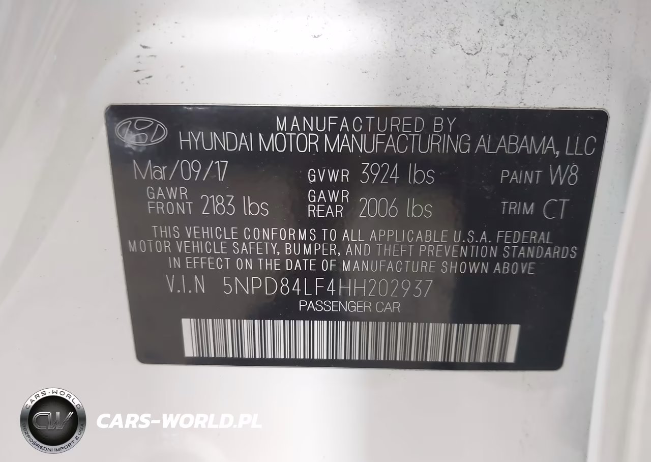 2017 Hyundai Elantra Value Edition VIN:5NPD84LF4HH202937 - 9