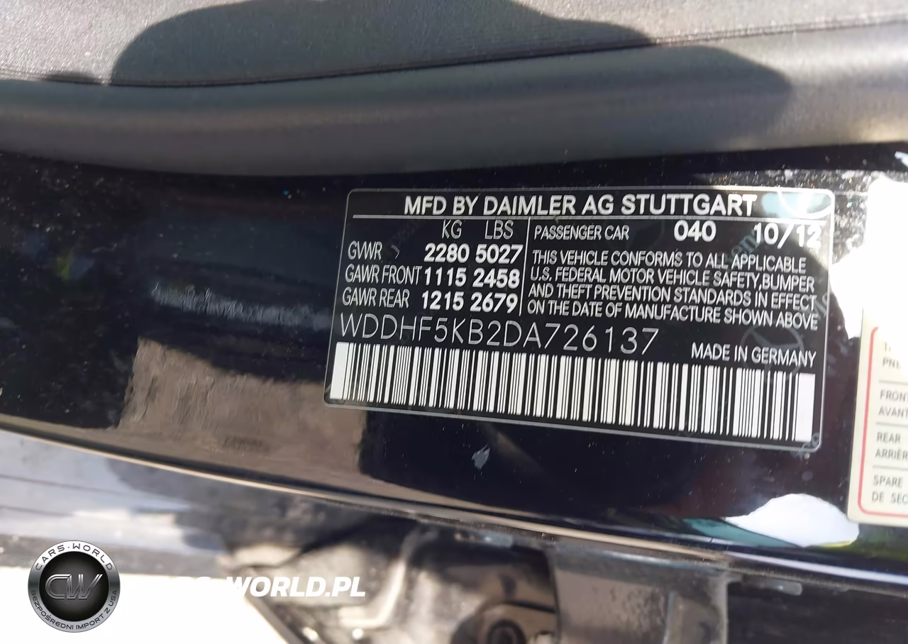 2013 Mercedes-Benz E 350 VIN:WDDHF5KB2DA726137 - 9