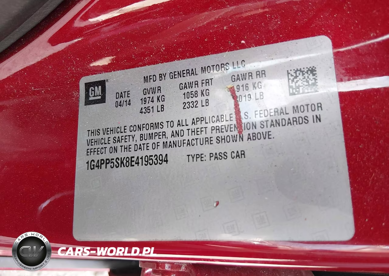 2014 Buick Verano VIN:1G4PP5SK8E4195394 - 9