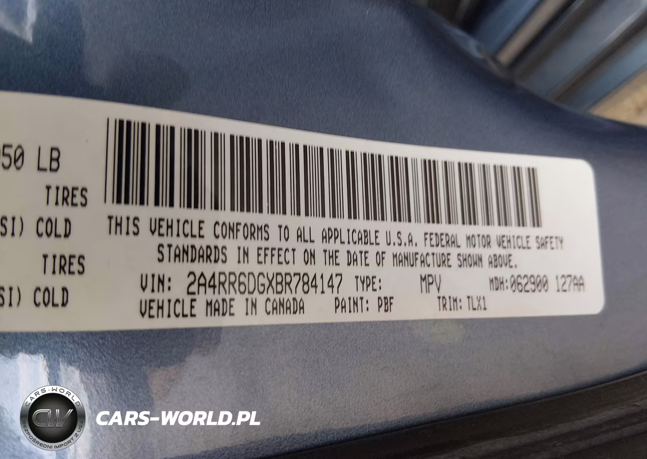 2011 Chrysler Town & Country Limited VIN:2A4RR6DGXBR784147 - 9