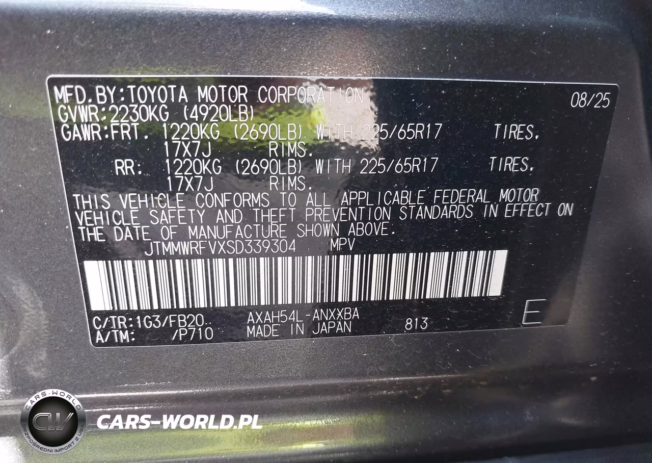 2025 Toyota Rav4 Hybrid Le VIN:JTMMWRFVXSD339304 - 9