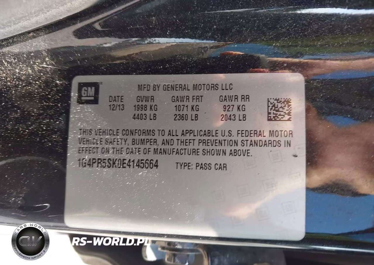 2014 Buick Verano Convenience Group VIN:1G4PR5SK0E4145664 - 9